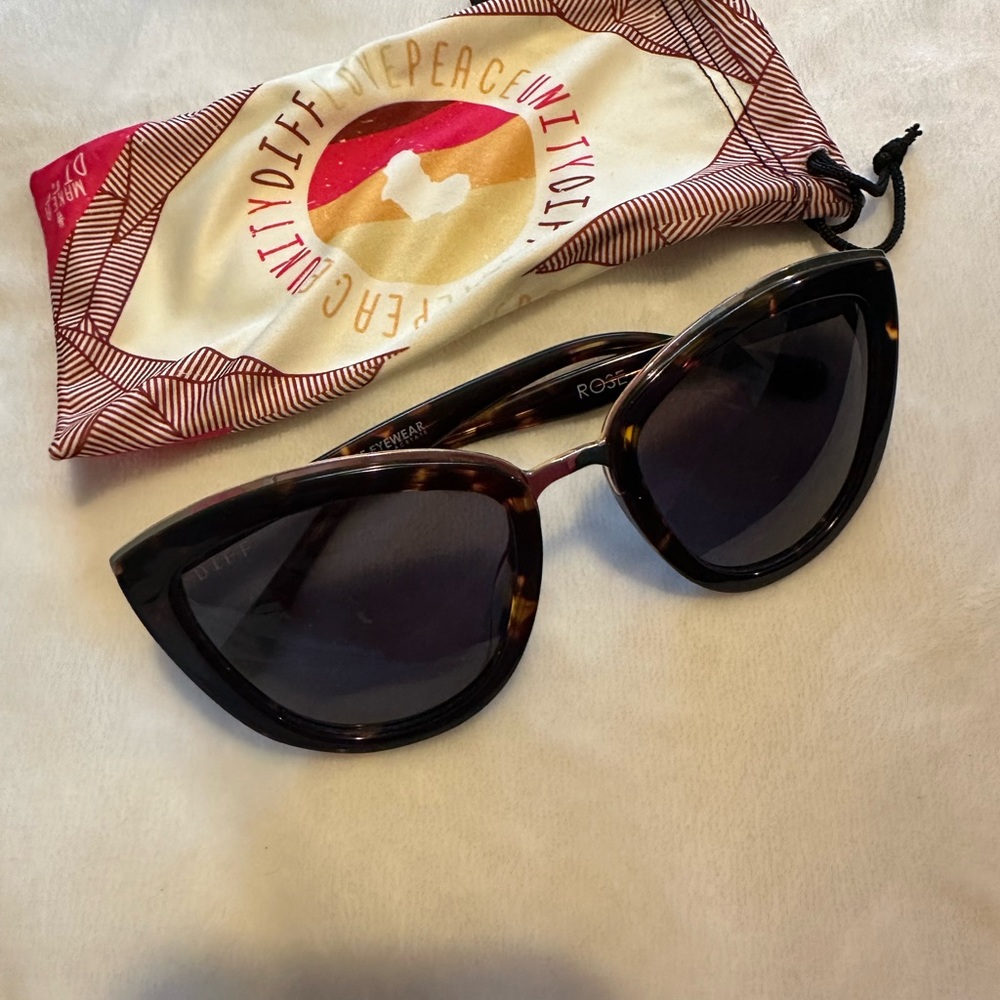 Diff Tortoise Shell Sunglasses - image 1